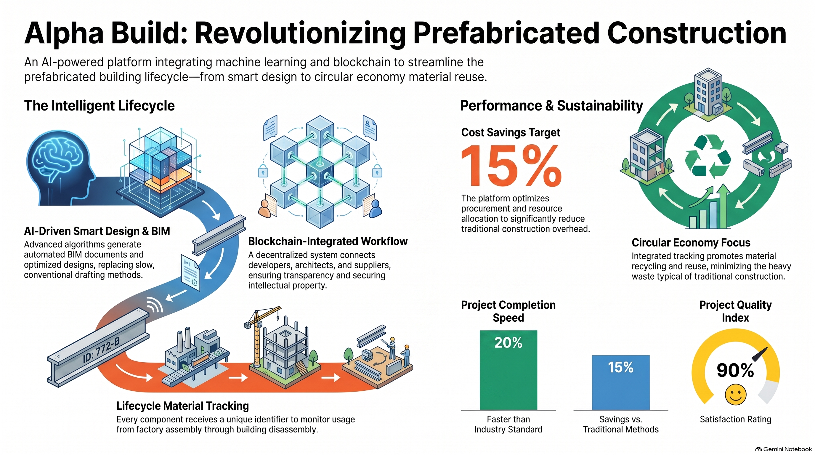 From molecular data to real buildings.